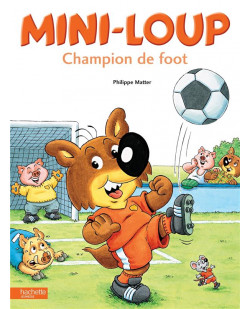Mini-loup - champion de foot