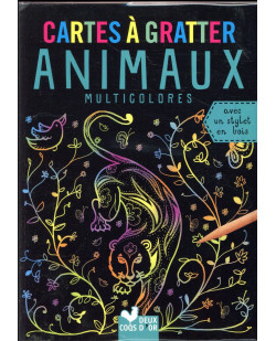 Cartes a gratter - animaux