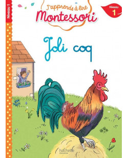 Joli coq, niveau 1 - j-apprends a lire montessori