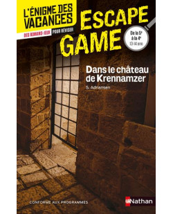 Enigme des vacances escape game 5e-4e - dans le chateau de krennamzer - vol54