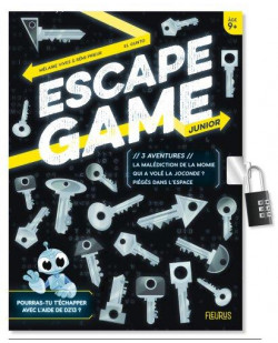 Escape game junior. 3 aventures (la malediction de la momie / qui a vole la joconde ? / pieges dans