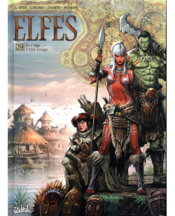 Les terres d-arran - elfes - elfes t29 - lea-saa l-elfe rouge