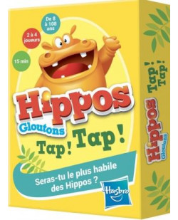 Hasbro - jeux de cartes - hippos gloutons - tap ! tap !