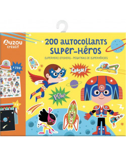 Ma pochette d-artiste - 200 autocollants super-heros