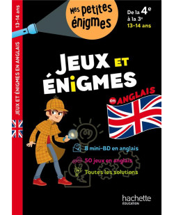 Jeux et enigmes - anglais - de 4e a la 3e - cahier de vacances 2024