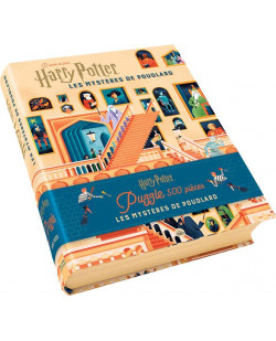 Harry potter - les mysteres de poudlard - livre et puzzle 500 pieces