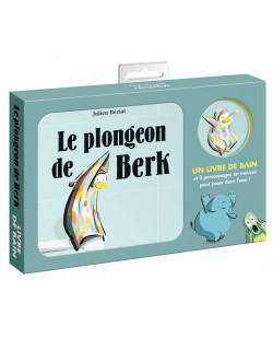 Le plongeon de berk ! (livre de bain) - 3 personnages en mousse pour jouer dans l'eau !