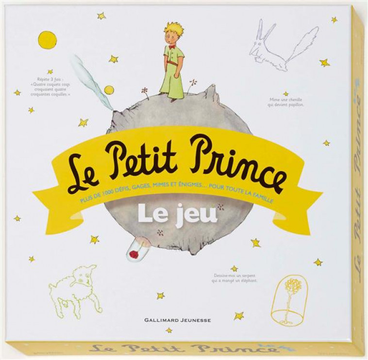 LE JEU LE PETIT PRINCE - PLUS DE 1000 DEFIS, GAGES, MIMES ET ENIGMES... POUR TOUTE LA FAMILLE - COLLECTIF - Gallimard-Jeunesse