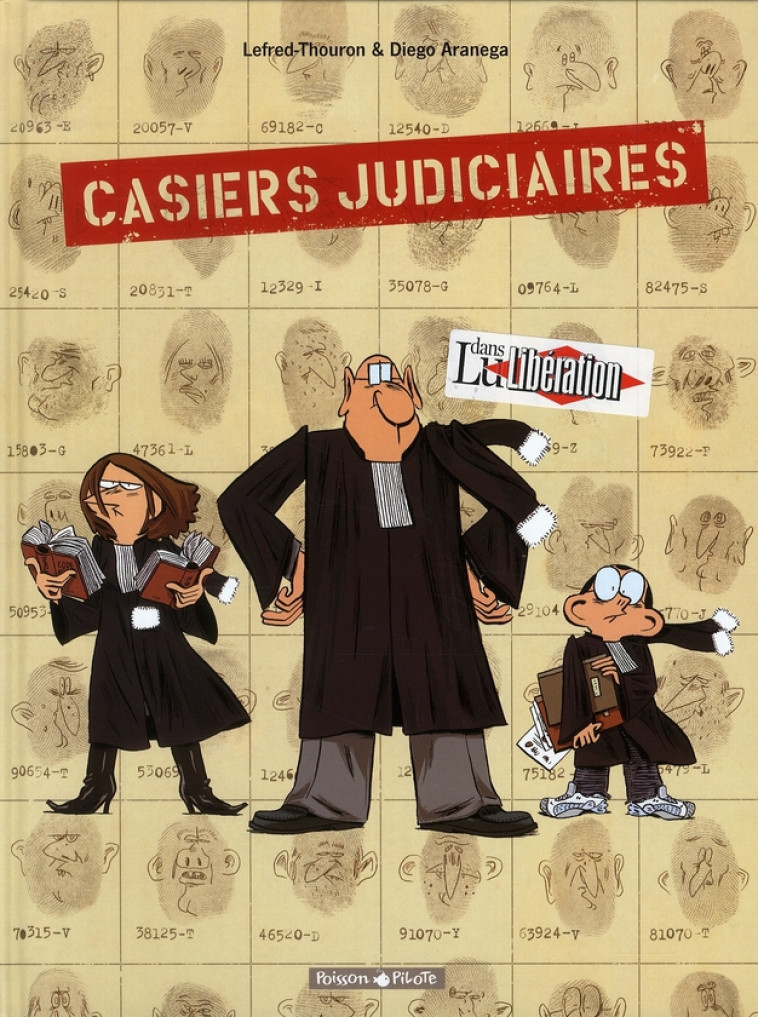 CASIERS JUDICIAIRES - TOME 1 - CASIERS JUDICIAIRES - TOME 1 - LEFRED-THOURON - DARGAUD