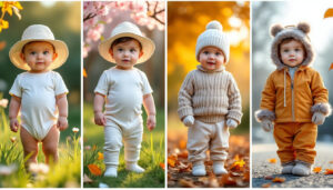 découvrez comment habiller bébé en fonction de la température et de la saison pour assurer son confort et sa sécurité tout au long de la journée.