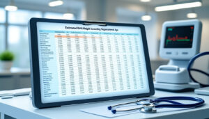 découvrez notre tableau fiable d'estimation du poids de naissance selon l'âge gestationnel, un outil essentiel pour suivre la croissance de bébé pendant la grossesse.